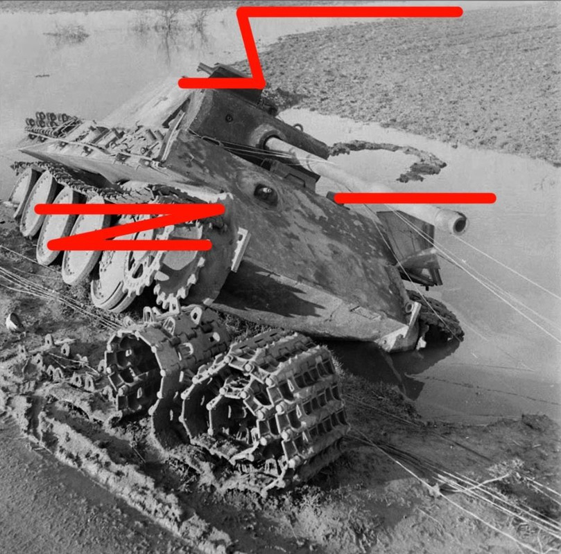 Panther Ausf.G in Holland. December 1944 (2)