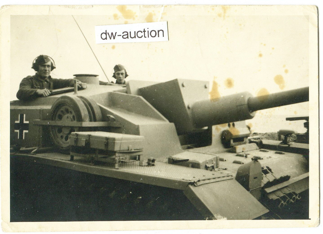 Dänemark , Sturmgeschütz Langrohr mit Kommandant