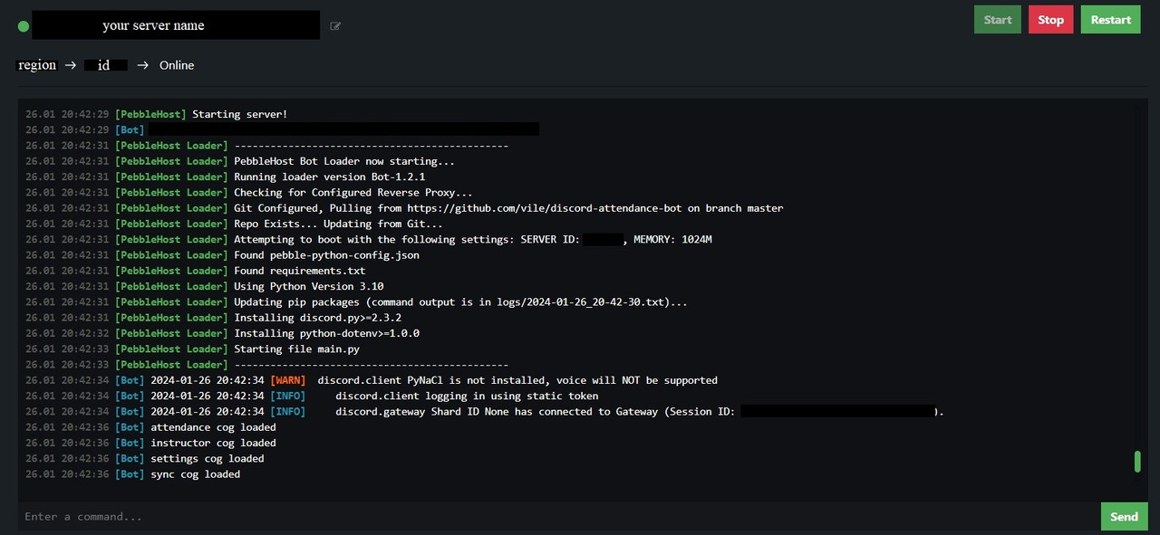x-pebblehost-starting-console
