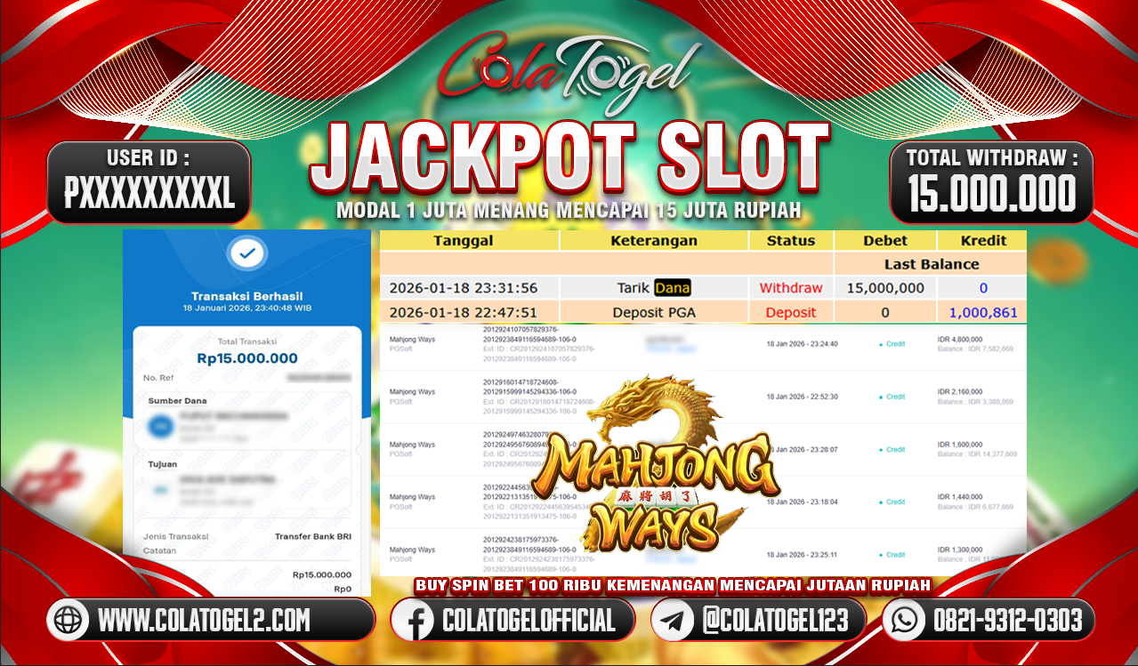 JACKPOT SLOT GACOR!!