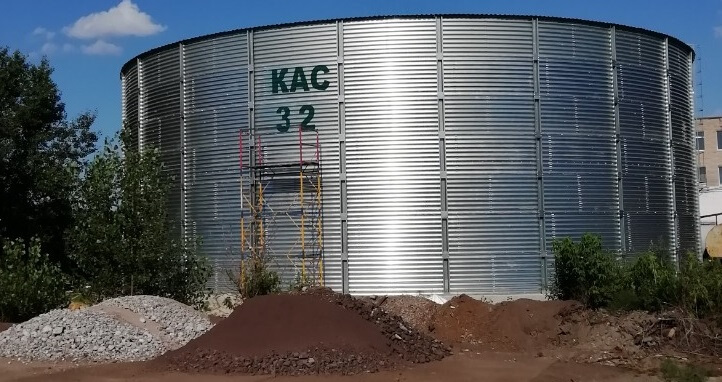 Резервуары для хранения КАС в Украине от Green Module