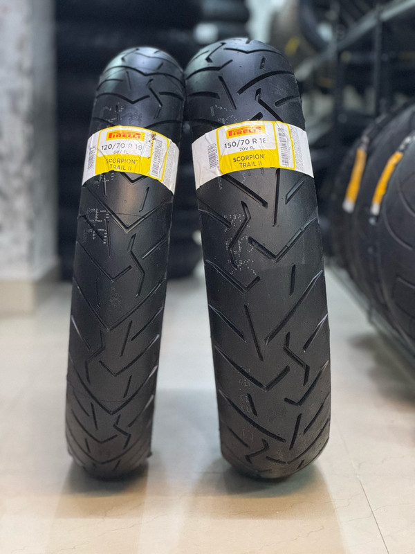 Get Pirelli Scorpion Trail 150/70R18 Rear Tyre Torque Block