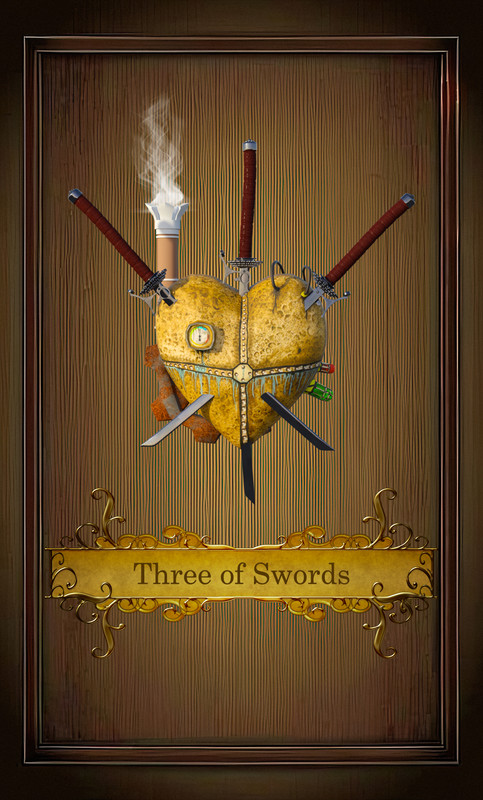 Three of Swords - Daz Studio