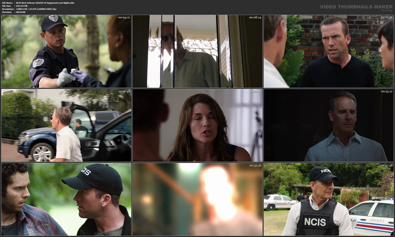 NCIS New Orleans S01E05 It Happened Last Night.mkv