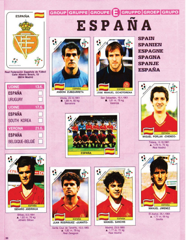 Album Panini Italia 1990-40