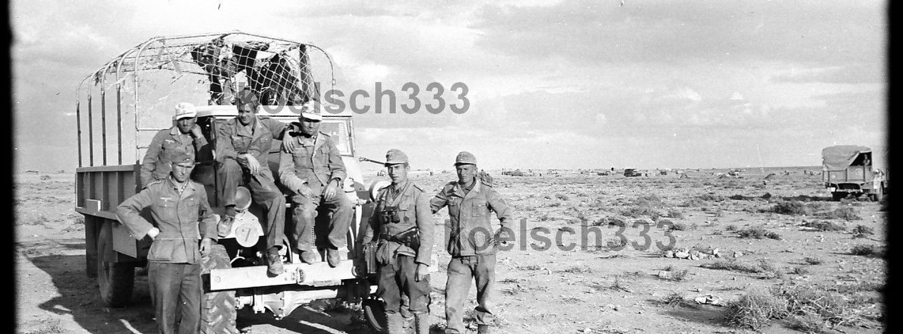 Deutsches Afrika Korps Wüsten Kämpfer am englisc