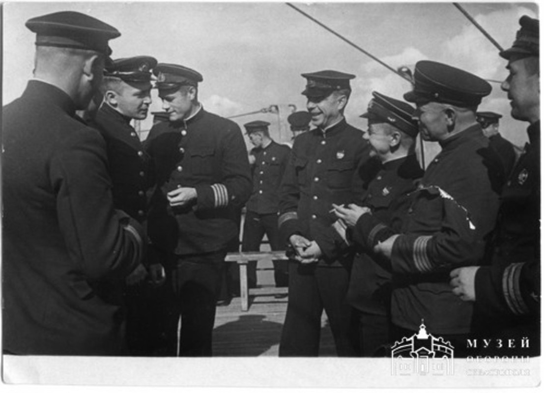 Командный состав бригады подводных лодок Черноморского флота, участники обороны Севастополя 1941-194