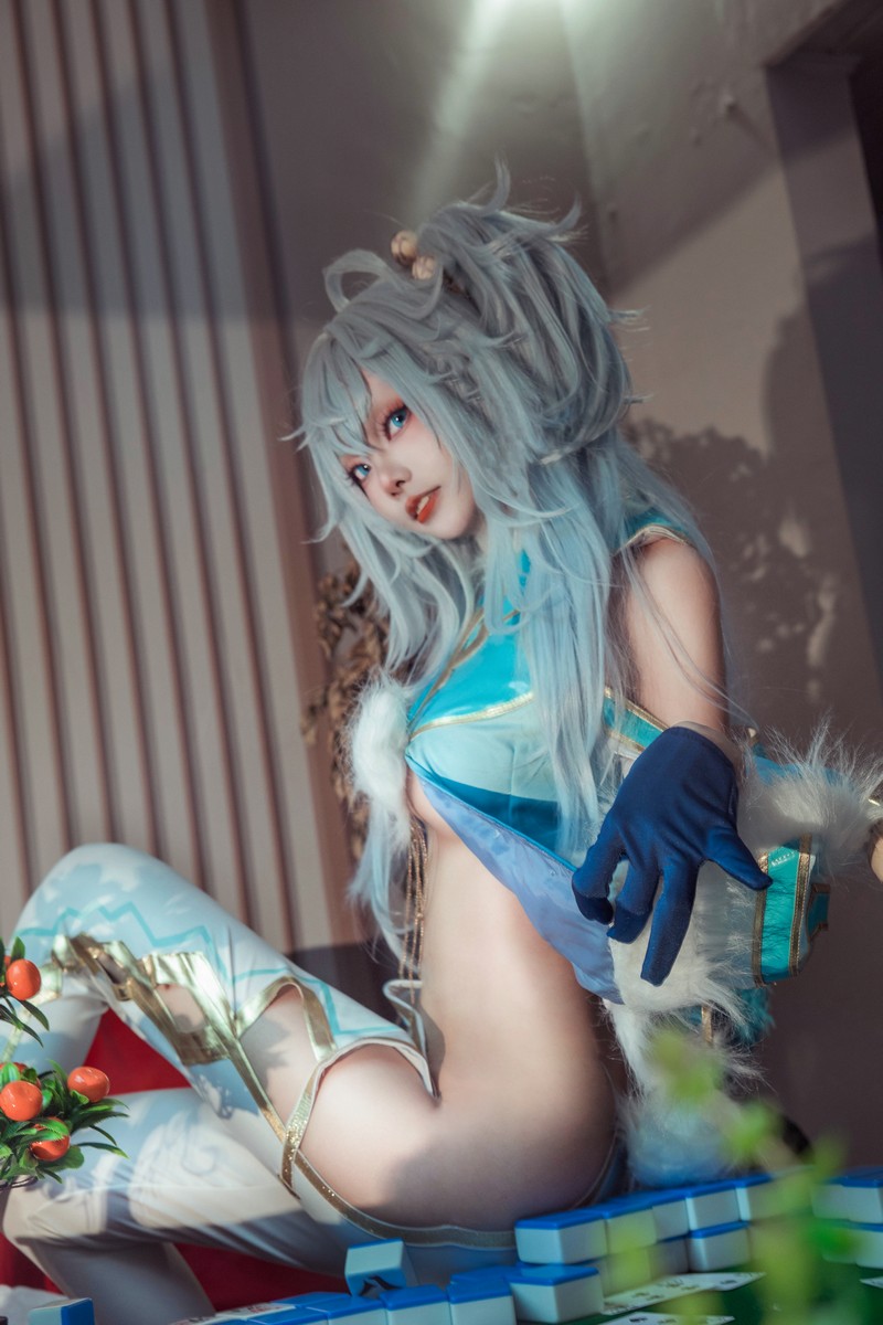 艾西Aiwest PA-15芙洛伦跃雪逢春Cosplay写真图集 高清美图合集 21P (128.7M)插图