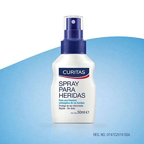 Amazon: CURITAS - Spray Reparador de Heridas - 50mL