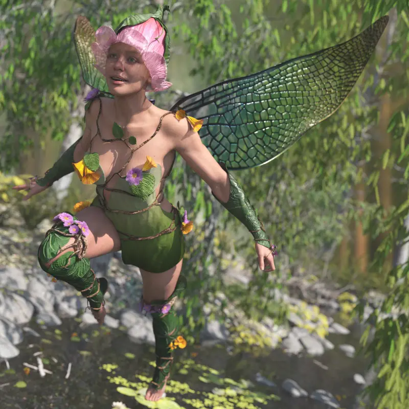 Meadow Sylph for Genesis 8 Female(s) & Genesis 9