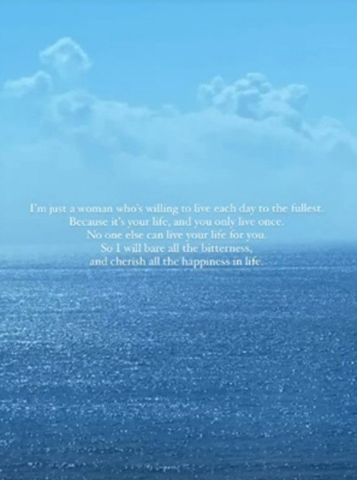 Postingan Lee Da In yang kini telah dihapus