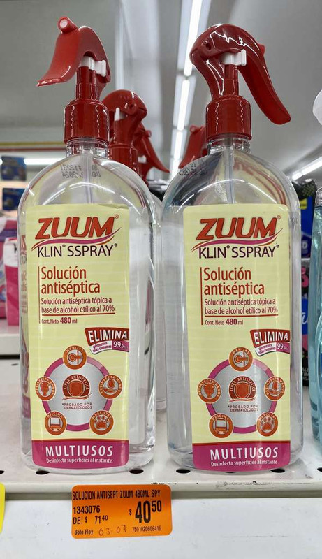 Farmacias Guadalajara Solución antiséptica klin sspray 
