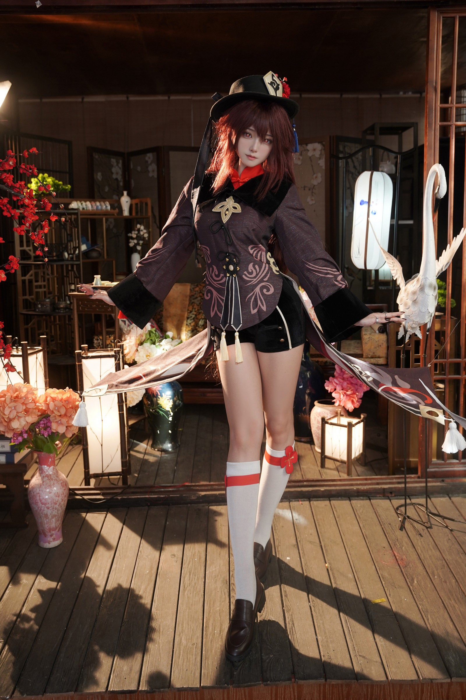 Seya-狮砸 – 原神 胡桃 Cosplay 高清写真集（9P-118MB）插图4