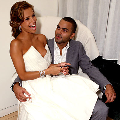 Eva and Tony Parker