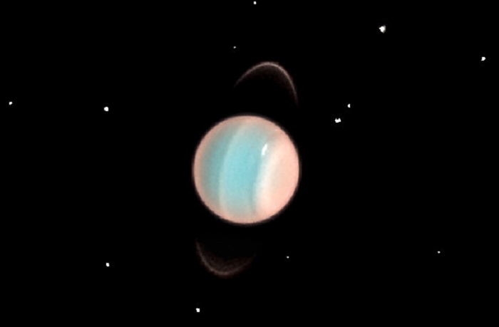 Este fin de semana, se verá una rara vista del planeta Urano en el cielo nocturno.