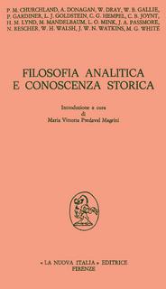 AA.VV. - Filosofia analitica e conoscenza storica (1979)