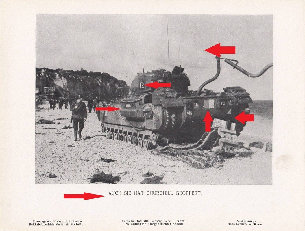 verlassener Panzer Dünkirchen am Strand