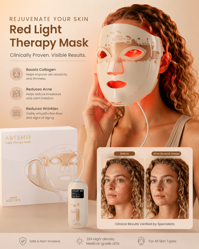 RENPHO 4D Red Light Therapy Mask Review (2026): Is This the At-Home Skincare Upgrade Your Skin Needs?