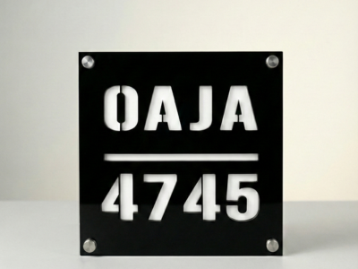 لوحة عنوان المنزل