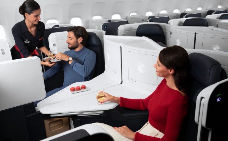 Business Class Seat with Pillow