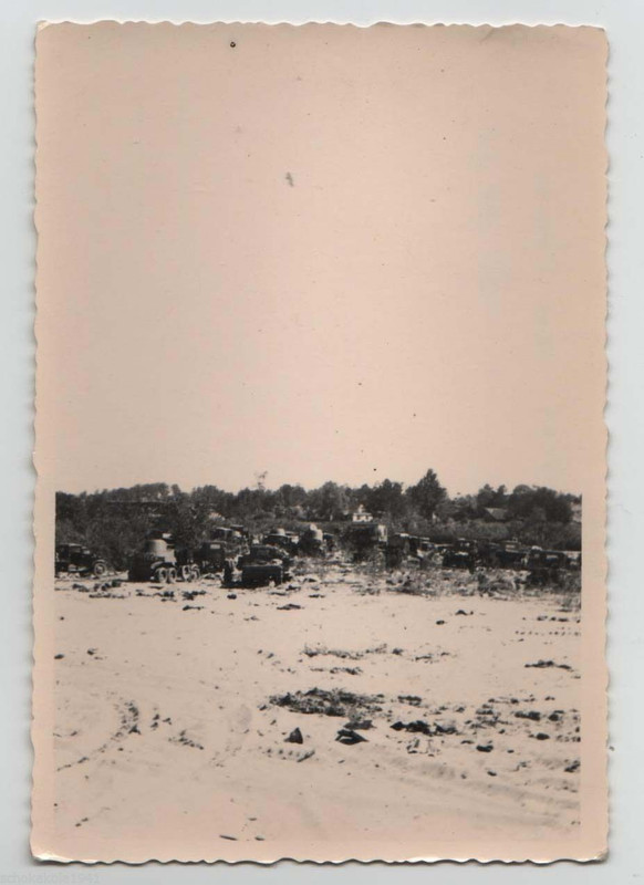 viele zerstörte Panzer bei Kiew 21.11.1941