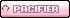 pacifier pink