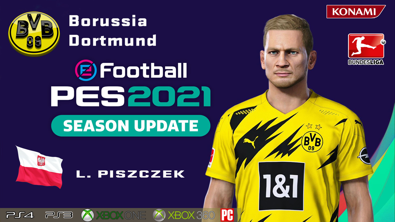 CARATULA BORUSSIA DORTMUND PES 2021