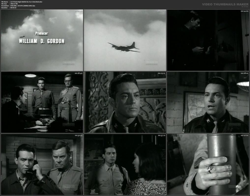 12 O'Clock High S02E02 Rx For A Sick Bird.mkv