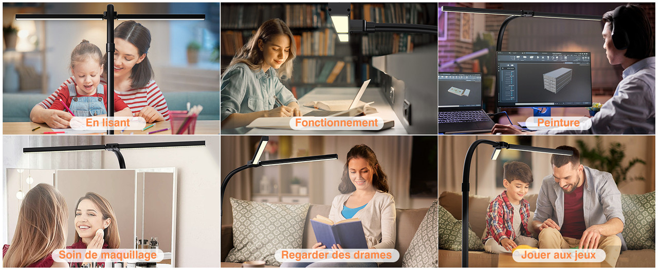 Utilisation Lampe Bureau LED