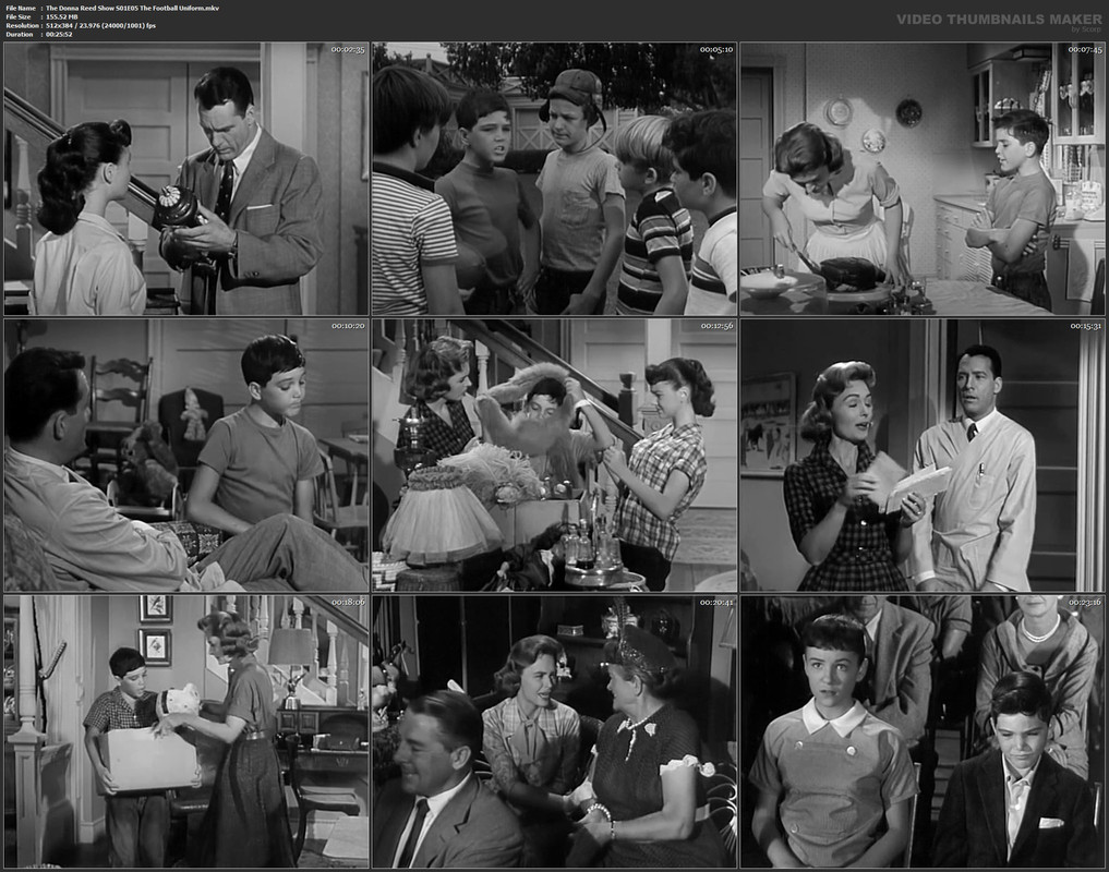 The Donna Reed Show S01E05 The Football Uniform.mkv