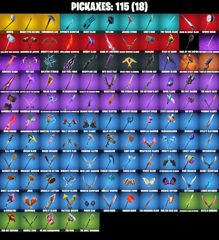 pickaxes comp
