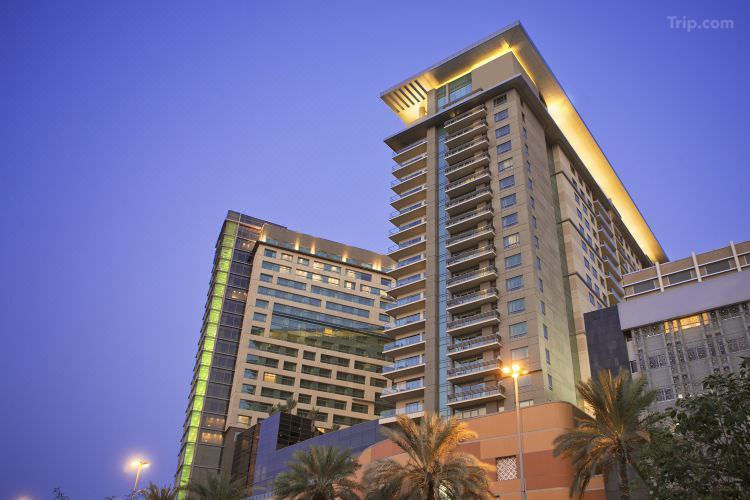 welcoming exterior of Swissôtel Al Ghurair hotel
