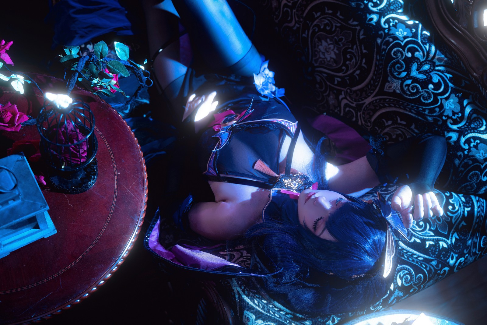 Seya-狮砸 – 雷电将军 魅魔 Cosplay 高清写真（12P-187MB）插图4