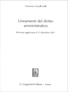 Vincenzo Cerulli Irelli - Lineamenti del diritto amministrativo (2007)