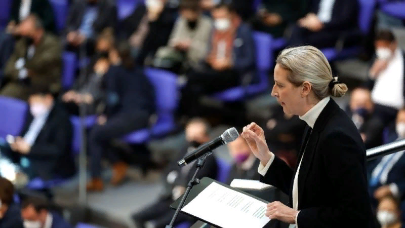 Dr. A.Weidel Bundestage: Ukraina buvo įviliota į karą pažadais dėl narystės NATO