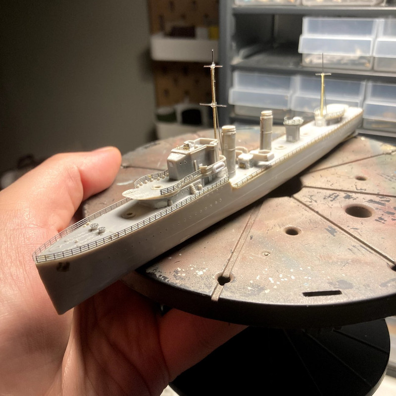 Novo 1/500 HMS Hero H99 Work in Progress Maritime