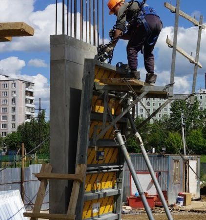 Установка опалубки