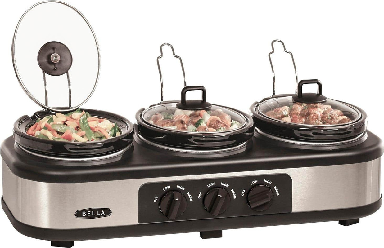 Limited-Time Deal: Bella Triple Slow Cooker at Best Buy – Perfect for Entertaining