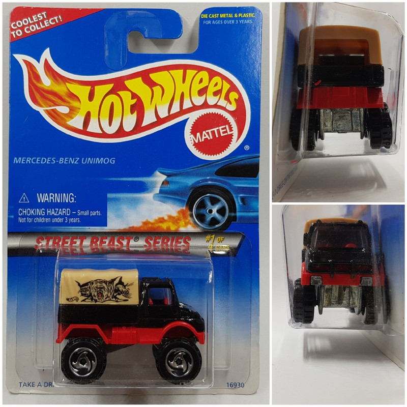 Hotwheels #557 - MB Unimog - 05 (MIB) - 1997 Street Beasts