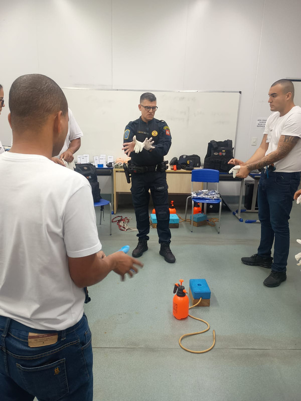 Agentes da Guarda Municipal participam de capacitação em atendimento pré-hospitalar