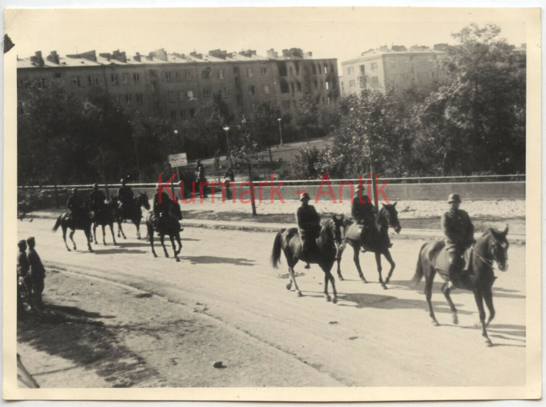 1Foto Wehrmacht Art. Reg.49 Polen Warschau Parade Einmarsch der 