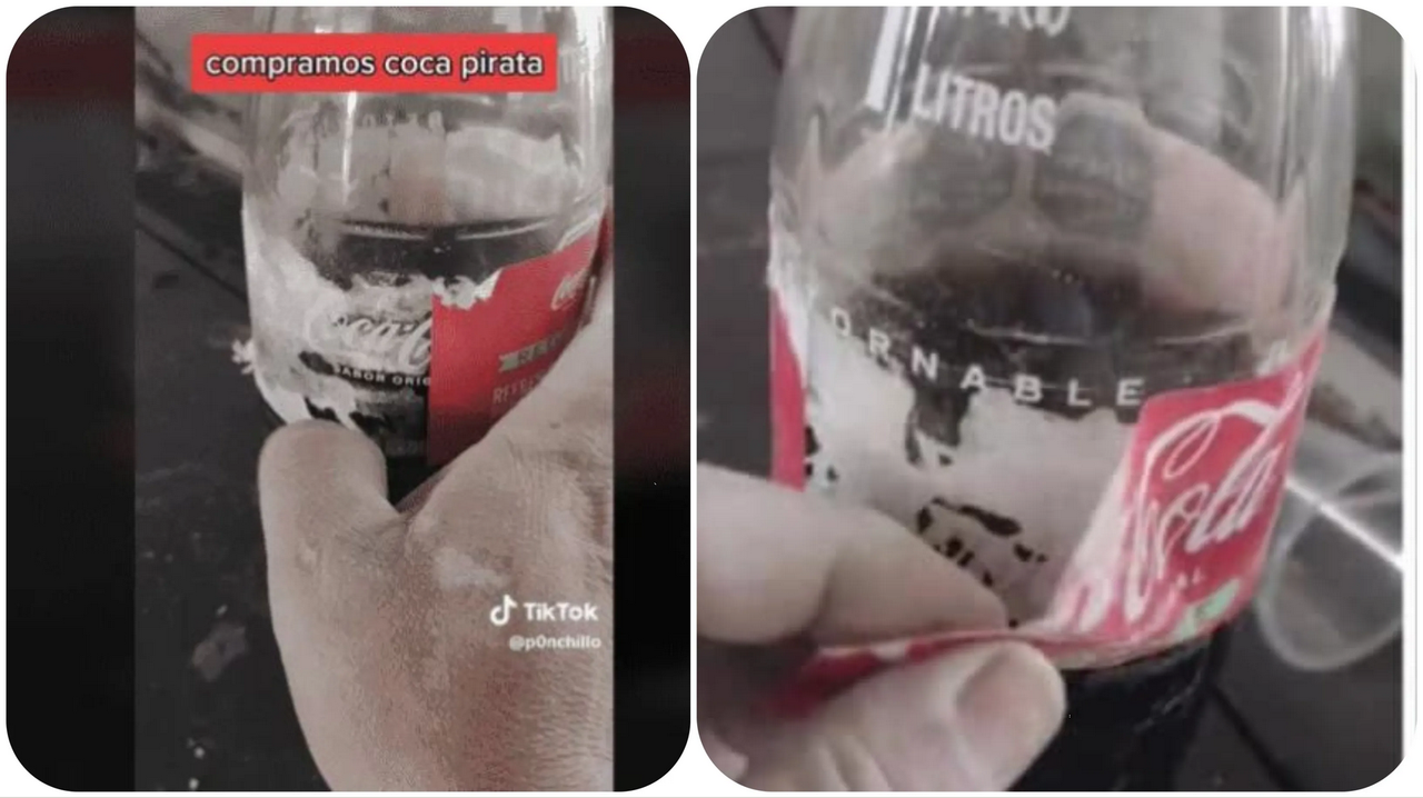’Nos tocó la Coca Cola Pirata’: Tiktoker compró refresco