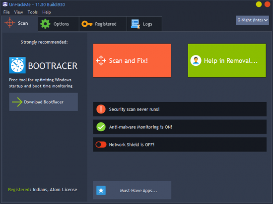 UnHackMe 11.30 Build 930 UnHackMe 11.30 Build 930