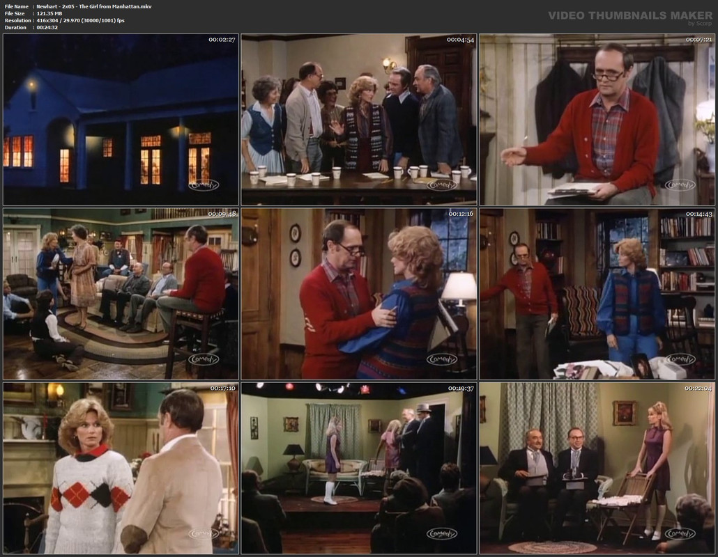 Newhart - 2x05 - The Girl from Manhattan.mkv