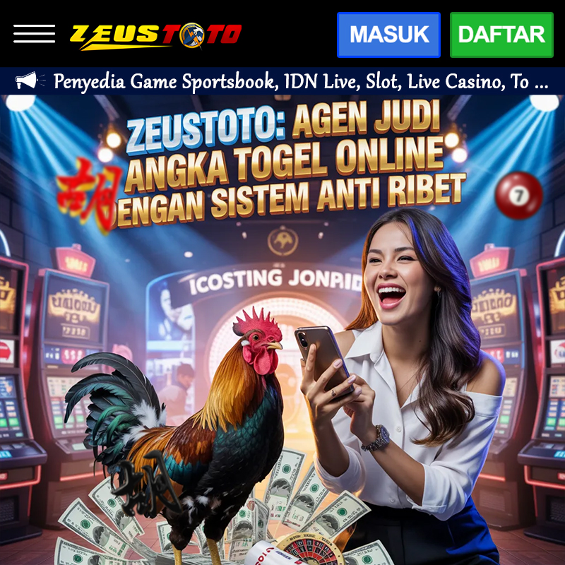ZEUSTOTO: Agen Judi Angka Togel Online dengan Sistem Anti Ribet image 1