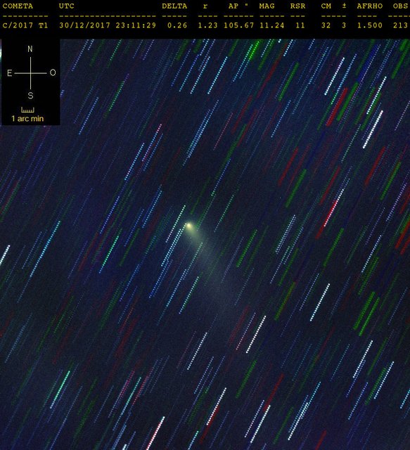 visi�n del Cometa Heinze