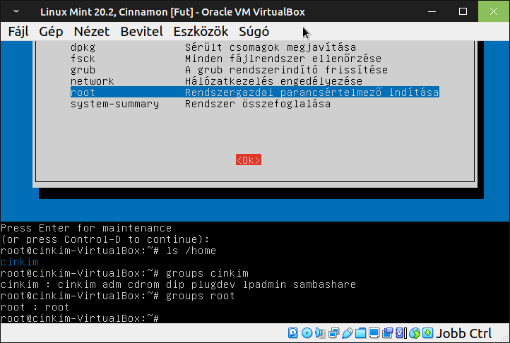 GRUB Recovery - Hibajavítás (sudo) _07