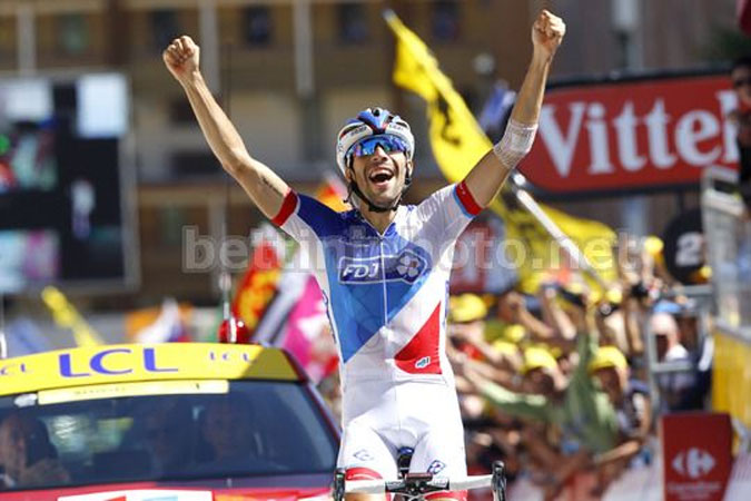 Pinot vince allAlpe dHuez (foto Bettini)