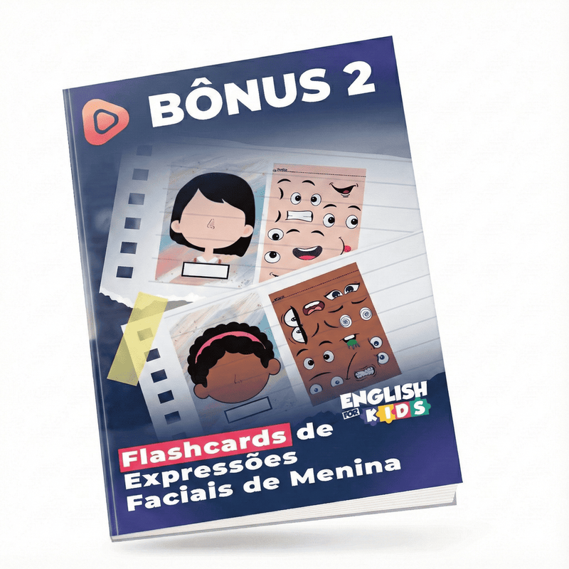 Flashcards Emoções Menina