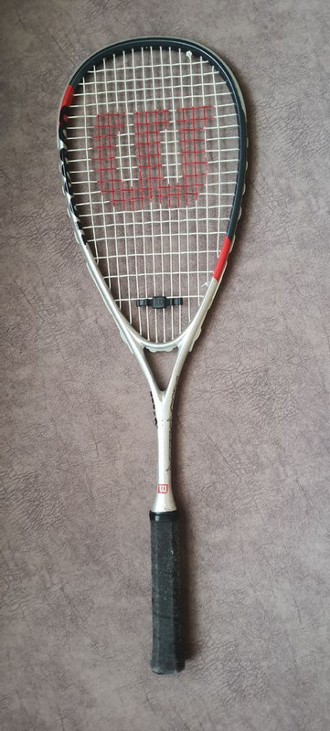 Wilson Aggressor Graphite Titanium Squash Racquet with case